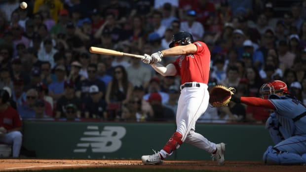 Boston Red Sox outfielder Rob Refsnyder